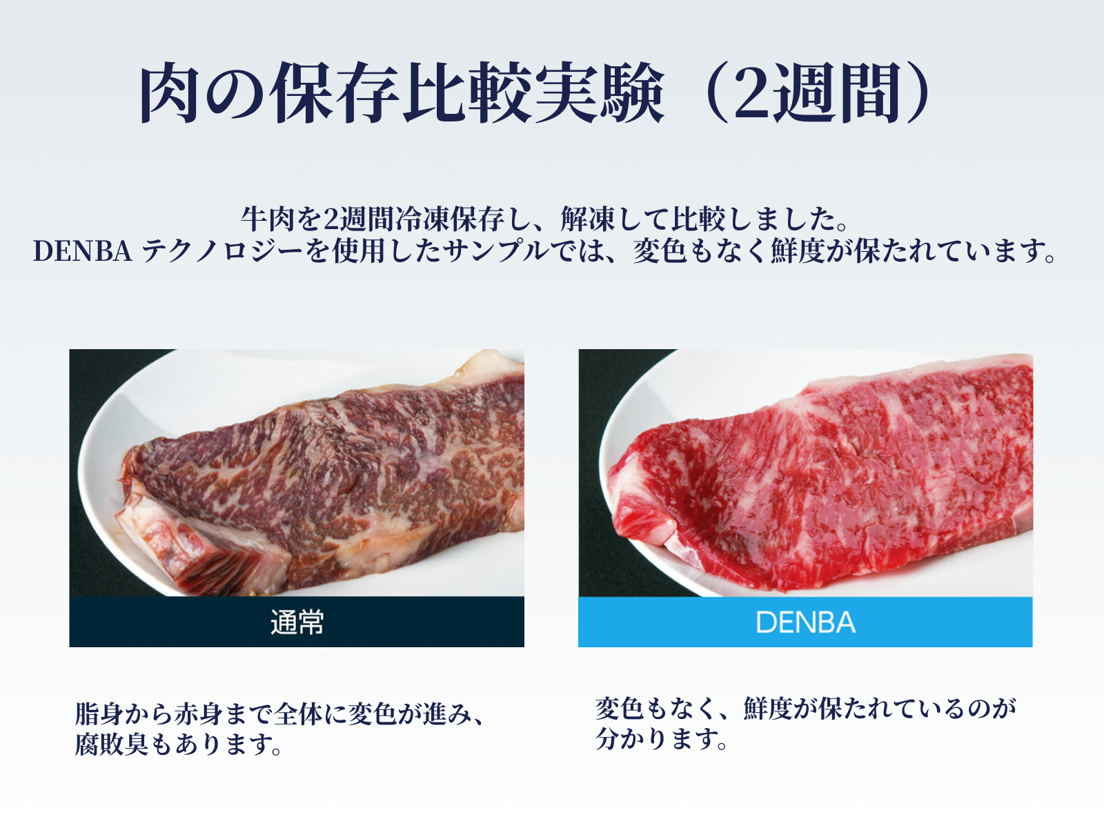DENBAの最先端の食品鮮度保持技術